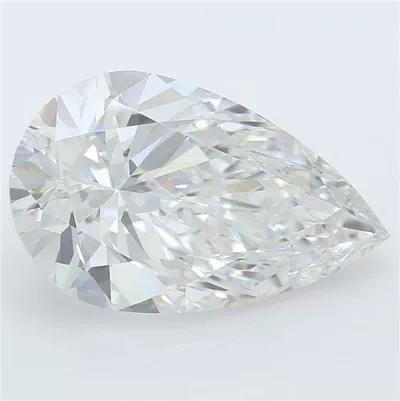 2.66ct G VVS2 Rare Carat Ideal Cut Pear Lab Grown Diamond