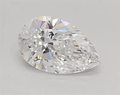0.79ct D VVS2 Rare Carat Ideal Cut Pear Lab Grown Diamond