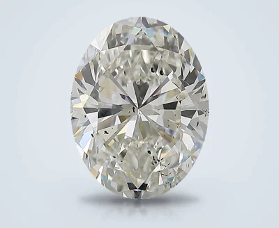 3.31ct I SI2 Rare Carat Ideal Cut Oval Diamond