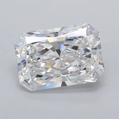 0.88ct D IF Rare Carat Ideal Cut Radiant Lab Grown Diamond