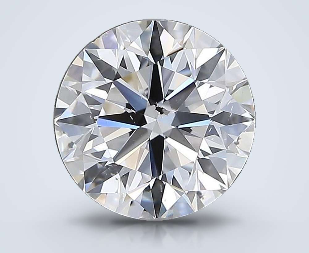 2.00ct E SI2 Rare Carat Ideal Cut Round Diamond