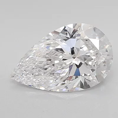 1.51ct D VVS2 Rare Carat Ideal Cut Pear Lab Grown Diamond