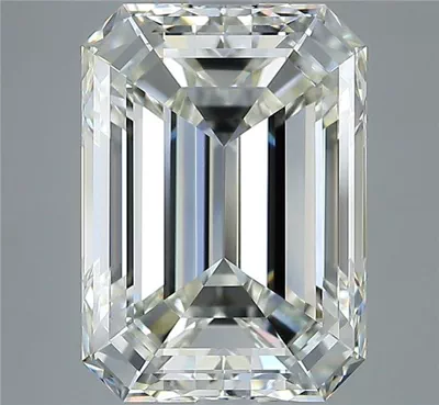 5.02ct J VS1 Rare Carat Ideal Cut Emerald Diamond