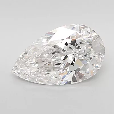 2.03ct E VS1 Rare Carat Ideal Cut Pear Lab Grown Diamond
