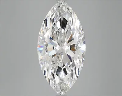 5.04ct F VS2 Rare Carat Ideal Cut Marquise Lab Grown Diamond