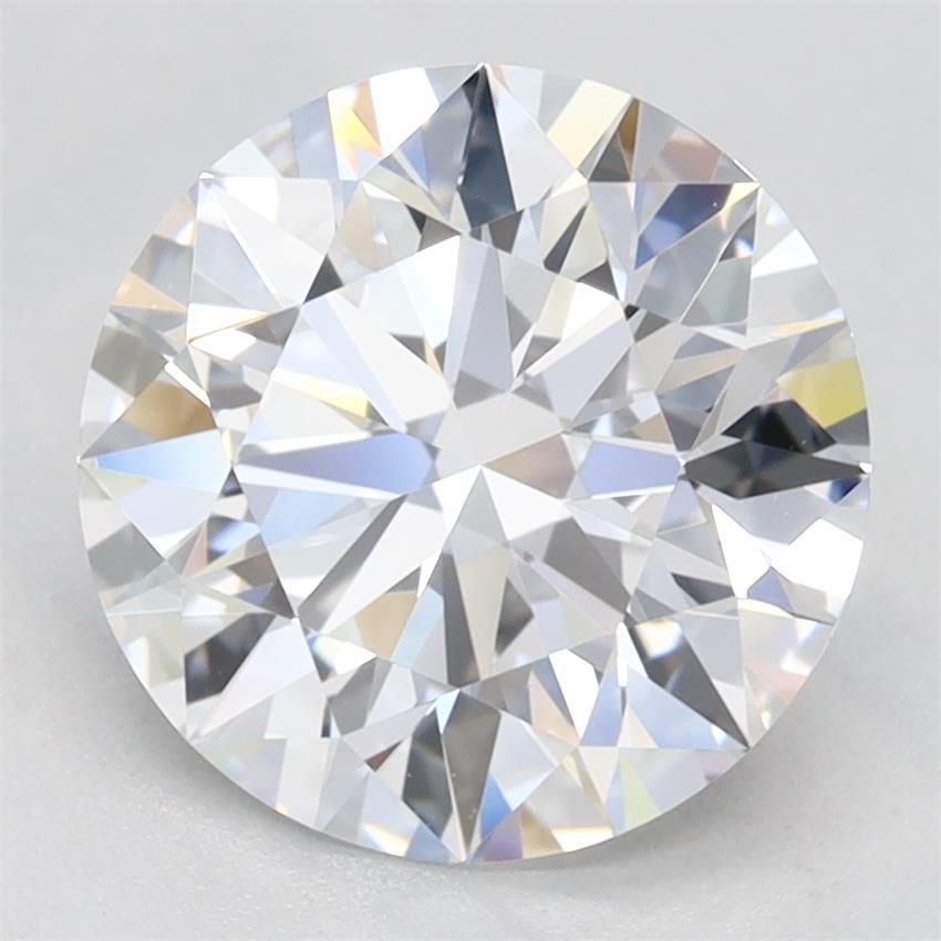 2.66ct D VVS1 Rare Carat Ideal Cut Round Lab Grown Diamond