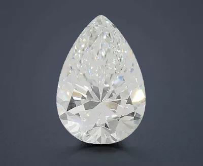 4.35ct E VS1 Very Good Cut Pear Lab Grown Diamond