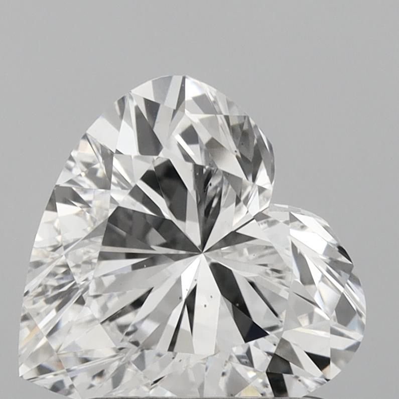 1.38ct D VS2 Rare Carat Ideal Cut Heart Lab Grown Diamond