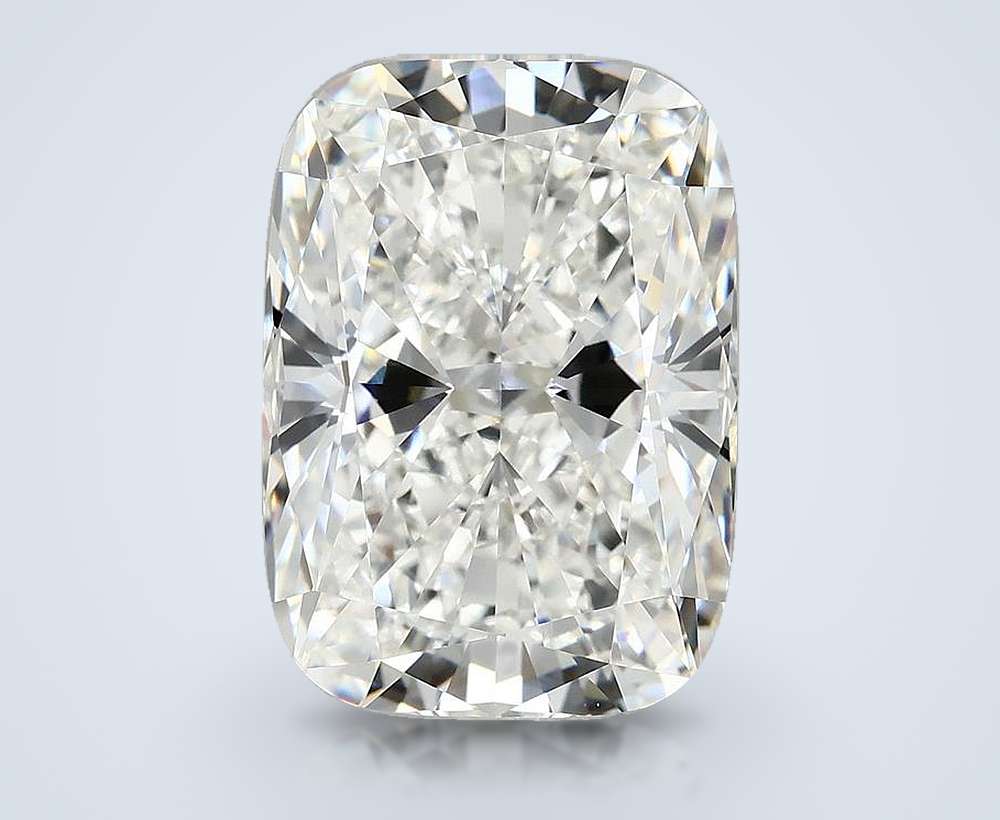 10.17ct F VVS2 Rare Carat Ideal Cut Cushion Lab Grown Diamond
