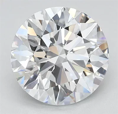 3.19ct D IF Rare Carat Ideal Cut Round Lab Grown Diamond