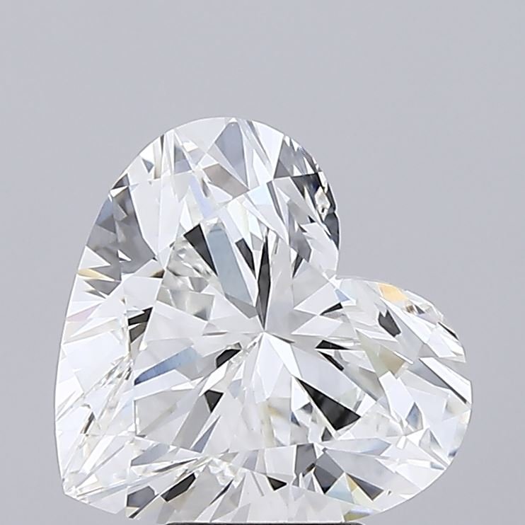 5.03ct G VVS2 Rare Carat Ideal Cut Heart Lab Grown Diamond