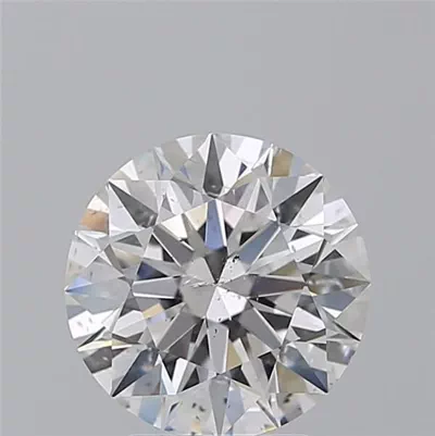 3.01ct F SI2 Rare Carat Ideal Cut Round Diamond