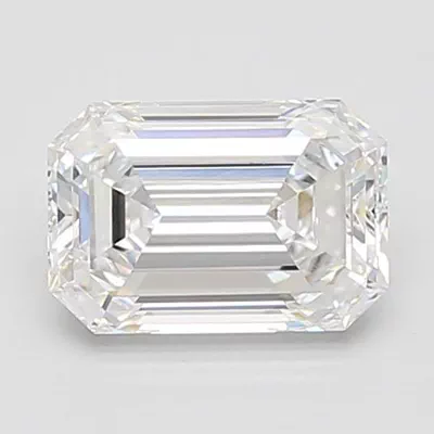 0.91ct E VVS1 Rare Carat Ideal Cut Emerald Lab Grown Diamond