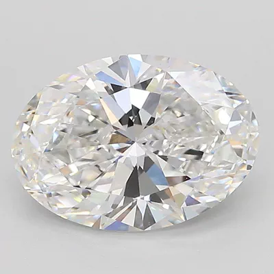 2.56ct E VVS2 Rare Carat Ideal Cut Oval Lab Grown Diamond