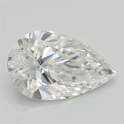 1.36ct D VS1 Rare Carat Ideal Cut Pear Lab Grown Diamond