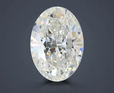 4.01ct F VS1 Rare Carat Ideal Cut Oval Lab Grown Diamond