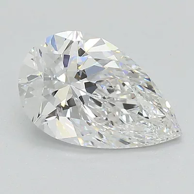 1.59ct E VS1 Rare Carat Ideal Cut Pear Lab Grown Diamond