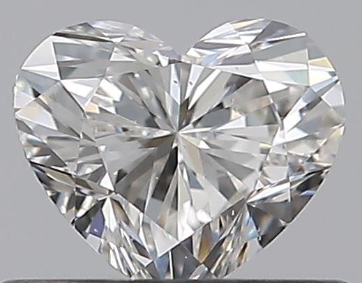 0.41ct H VS2 Rare Carat Ideal Cut Heart Diamond