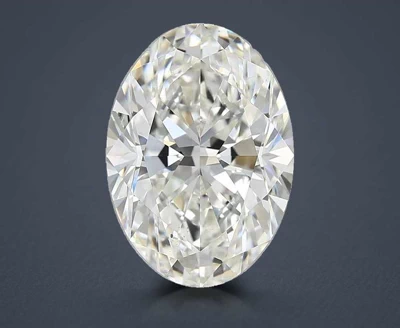 7.11ct I VS2 Rare Carat Ideal Cut Oval Diamond