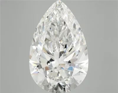 10.12ct F VVS2 Rare Carat Ideal Cut Pear Lab Grown Diamond