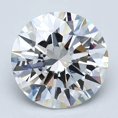 3.79ct F IF Excellent Cut Round Diamond