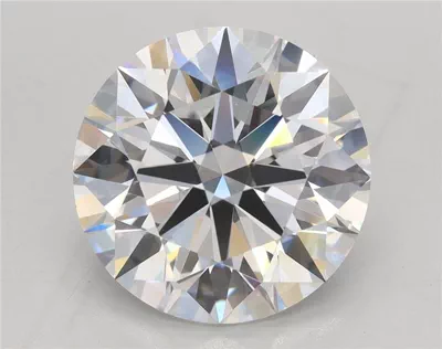 3.30ct D FL Rare Carat Ideal Cut Round Lab Grown Diamond