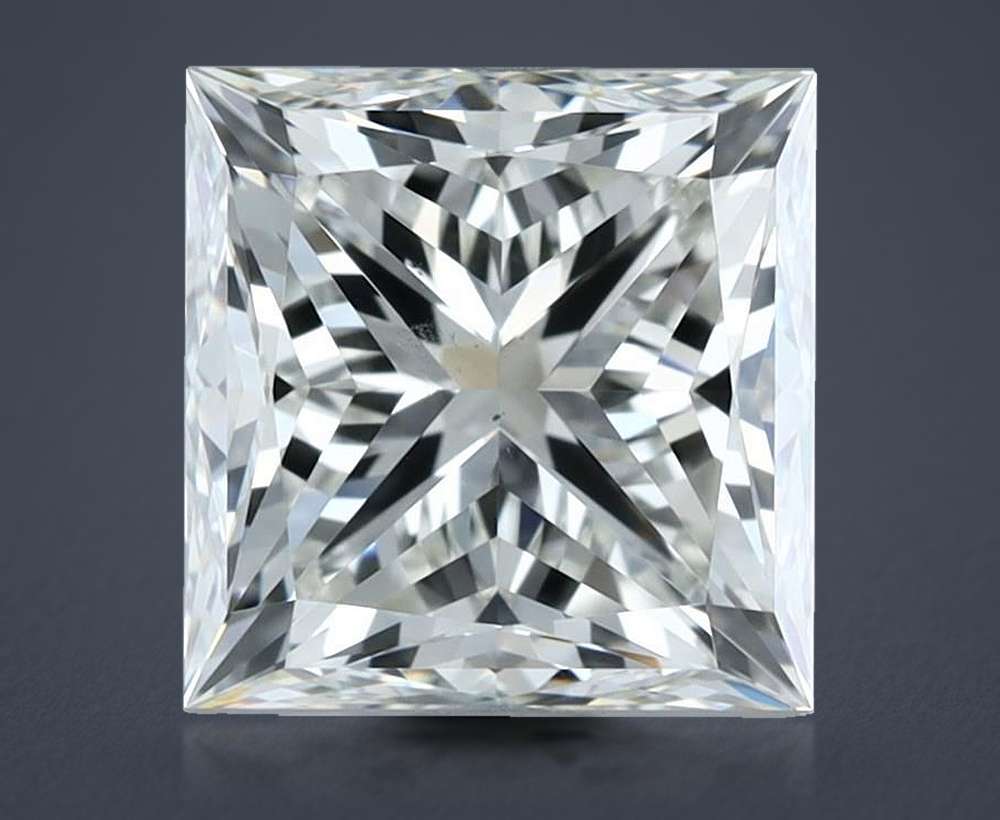 2.03ct H VS2 Very Good Cut Princess Diamond