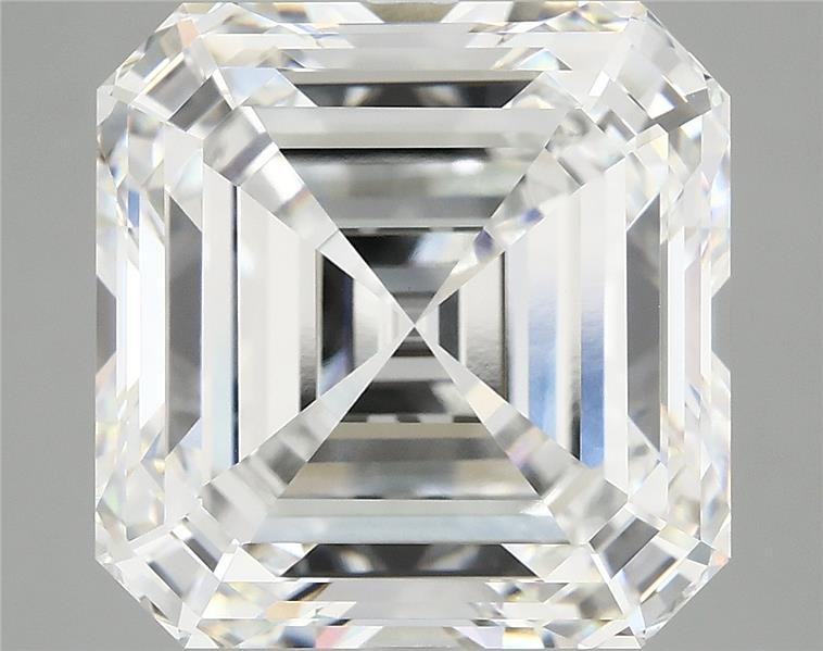9.91ct F VVS2 Rare Carat Ideal Cut Asscher Lab Grown Diamond