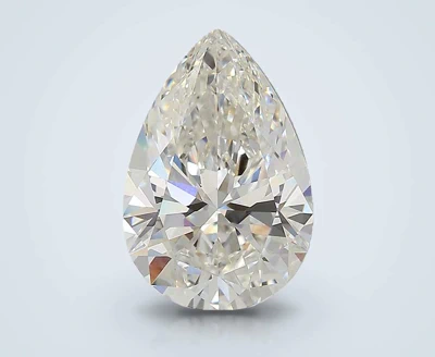 3.09ct F VVS2 Rare Carat Ideal Cut Pear Lab Grown Diamond