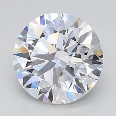 2.07ct D VVS1 Rare Carat Ideal Cut Round Lab Grown Diamond