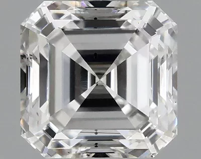 1.05ct E SI1 Rare Carat Ideal Cut Asscher Lab Grown Diamond