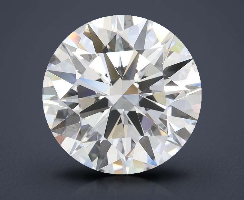 3.49ct D VVS1 Rare Carat Ideal Cut Round Lab Grown Diamond