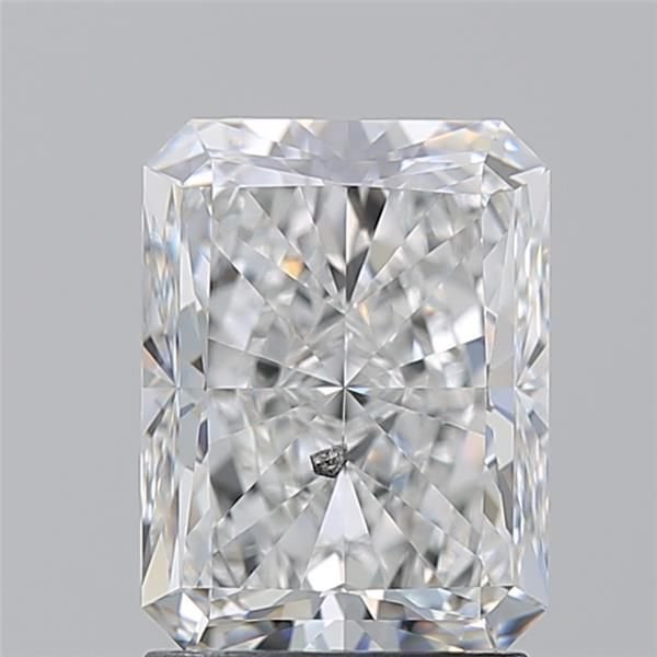 2.02ct F SI2 Rare Carat Ideal Cut Radiant Diamond