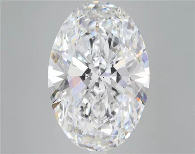 12.63ct F VS2 Rare Carat Ideal Cut Oval Lab Grown Diamond