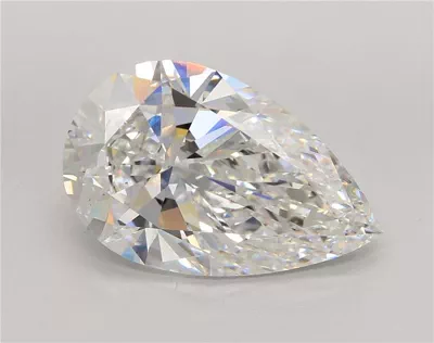 11.09ct E VS1 Rare Carat Ideal Cut Pear Lab Grown Diamond