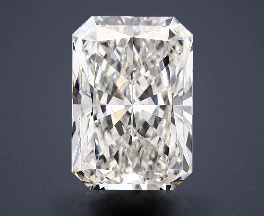 2.81ct H VS1 Rare Carat Ideal Cut Radiant Lab Grown Diamond
