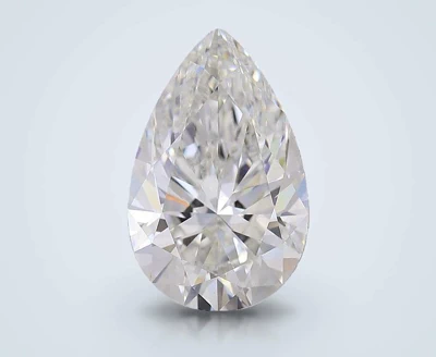 6.01ct F VS1 Rare Carat Ideal Cut Pear Lab Grown Diamond