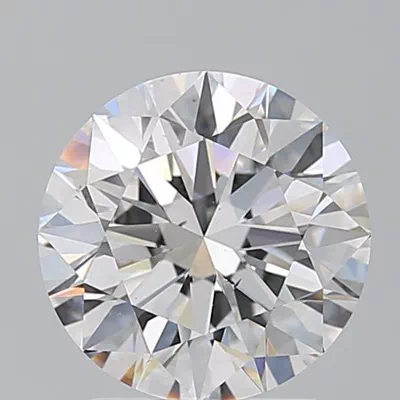 2.40ct D VS2 Rare Carat Ideal Cut Round Diamond
