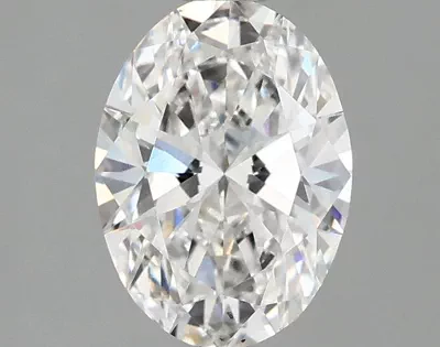 1.47ct F VS2 Rare Carat Ideal Cut Oval Lab Grown Diamond