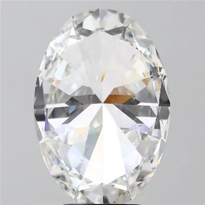 5.57ct F SI2 Rare Carat Ideal Cut Oval Diamond