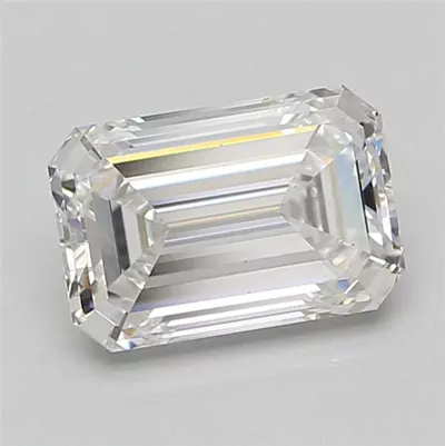 2.70ct E VS2 Rare Carat Ideal Cut Emerald Lab Grown Diamond