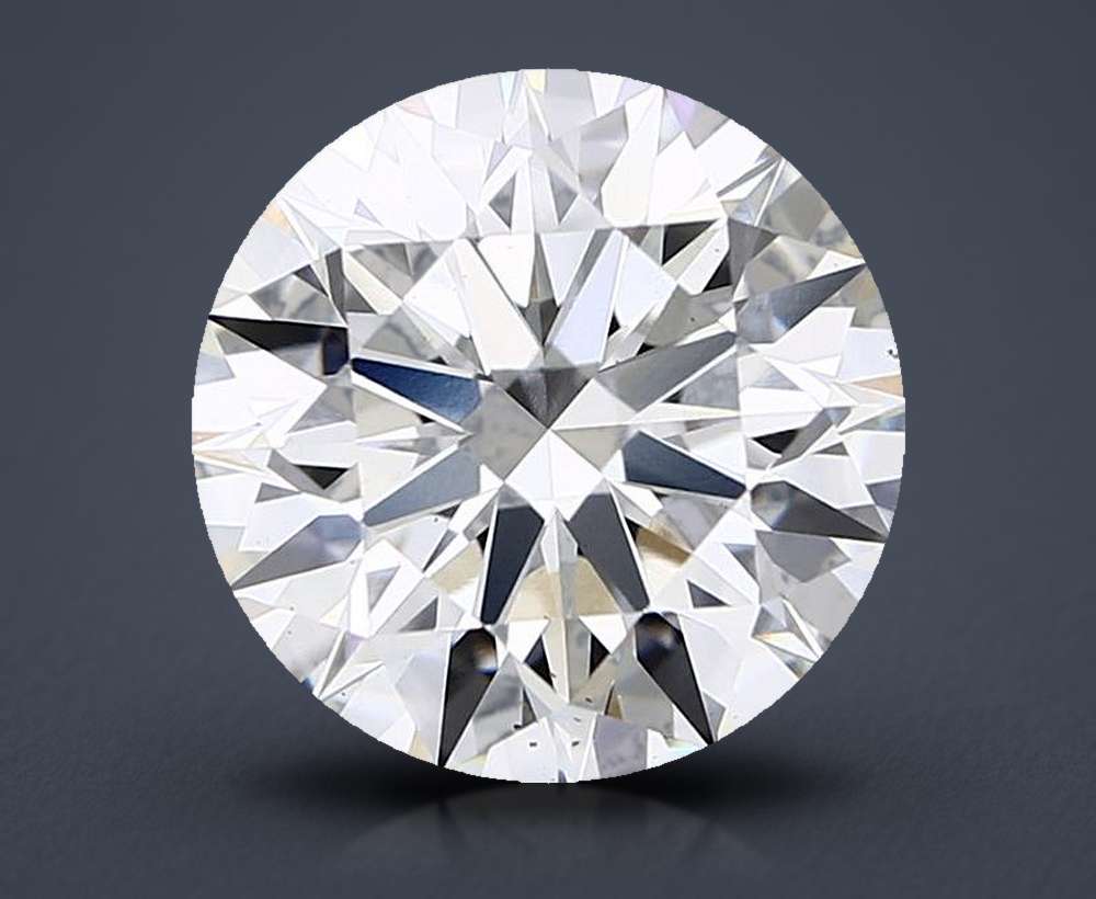 5.10ct H VS2 Rare Carat Ideal Cut Round Lab Grown Diamond