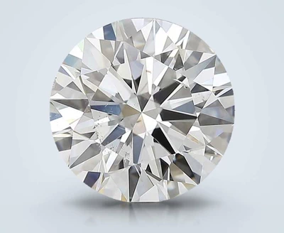 3.71ct H SI2 Rare Carat Ideal Cut Round Diamond