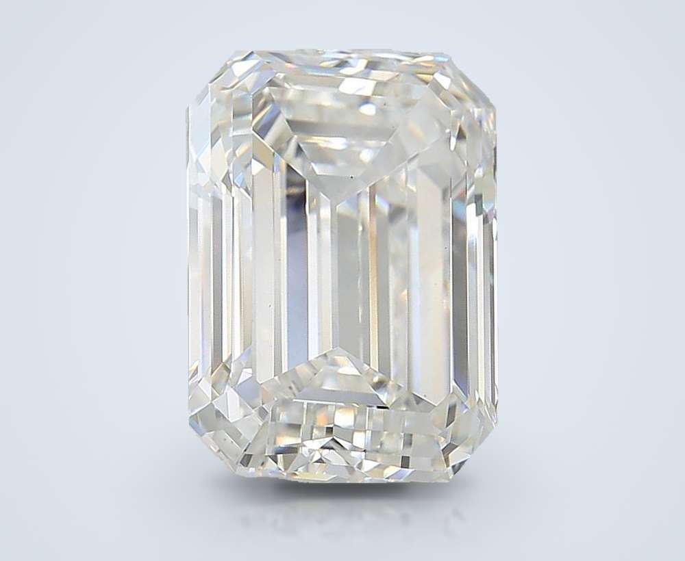11.10ct F VS1 Rare Carat Ideal Cut Emerald Lab Grown Diamond