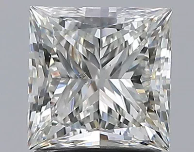 1.70ct I SI1 Rare Carat Ideal Cut Princess Diamond