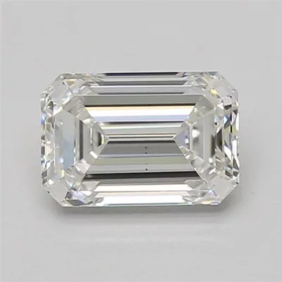1.71ct E VS2 Rare Carat Ideal Cut Emerald Lab Grown Diamond