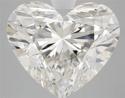 4.22ct F VS2 Rare Carat Ideal Cut Heart Lab Grown Diamond