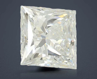 2.93ct F VS1 Rare Carat Ideal Cut Princess Lab Grown Diamond