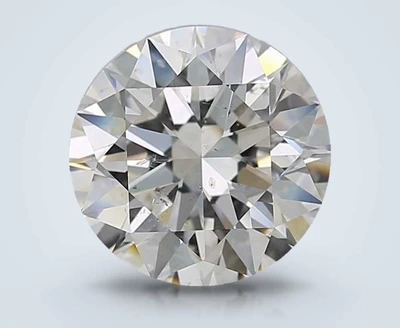 4.58ct H SI2 Rare Carat Ideal Cut Round Diamond