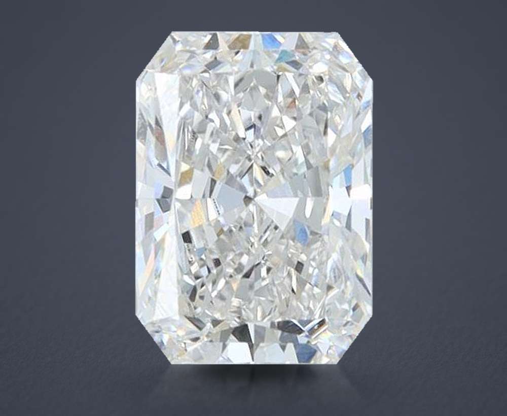 1.43ct E VVS1 Rare Carat Ideal Cut Radiant Lab Grown Diamond